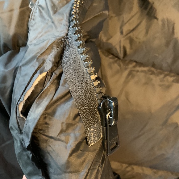 Black puff maxi coat - Picture 5 of 5